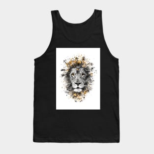 Lion with orange eyes Tank Top